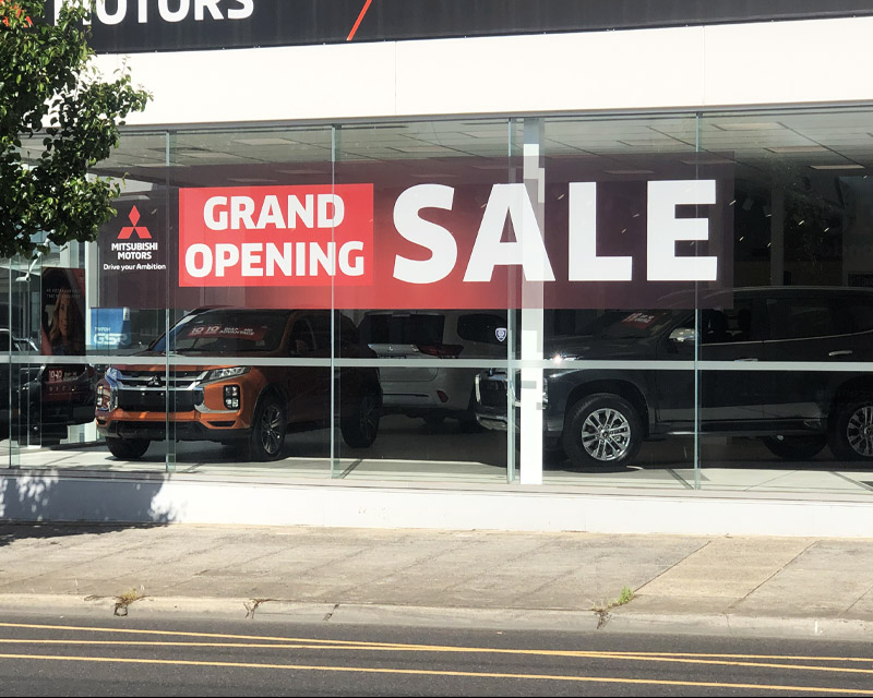 Ralph D'Silva One Way Vision Window Signage